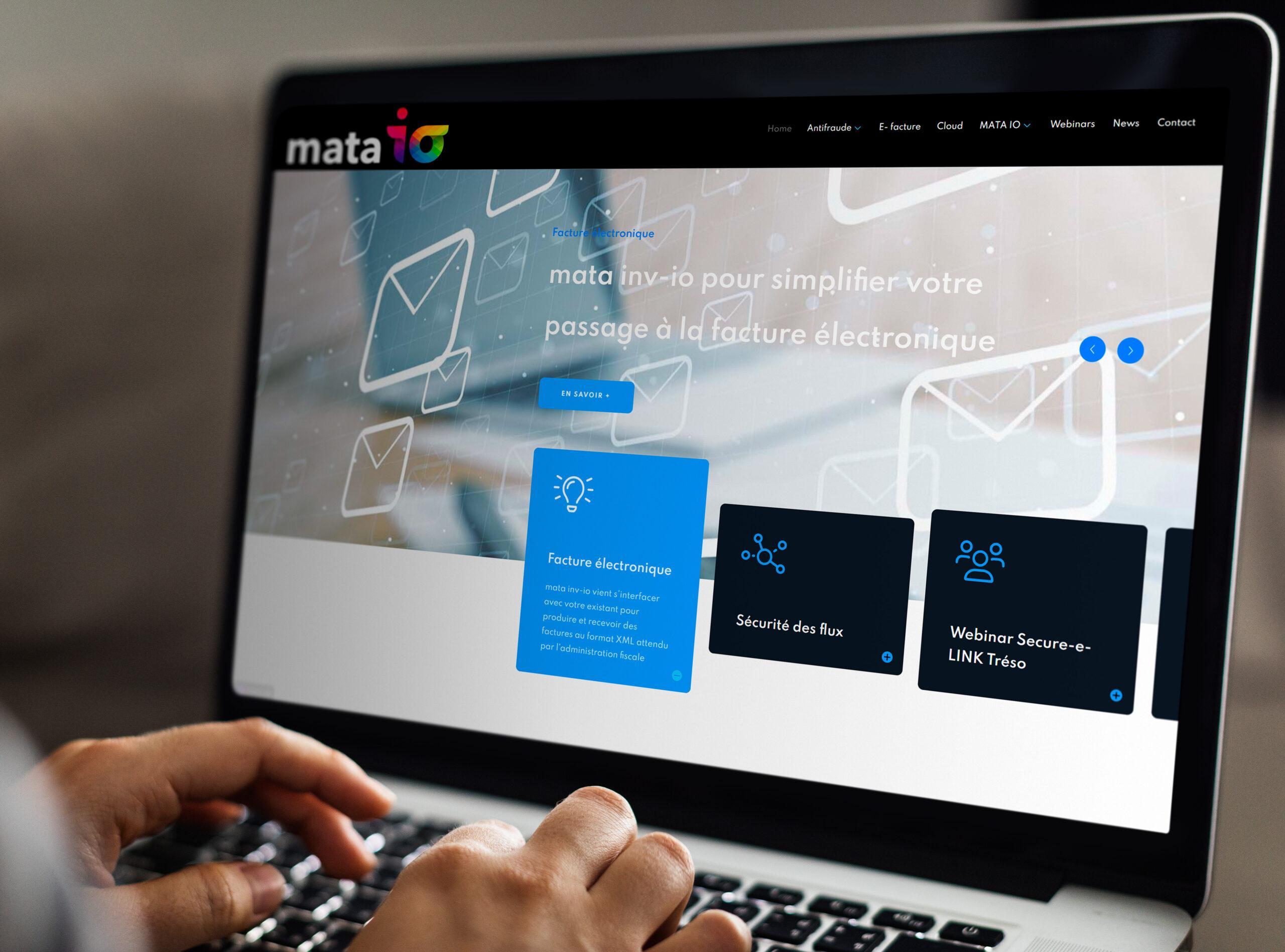 MATA IO : nouveau site pour se mettre à la page de la facturation électronique