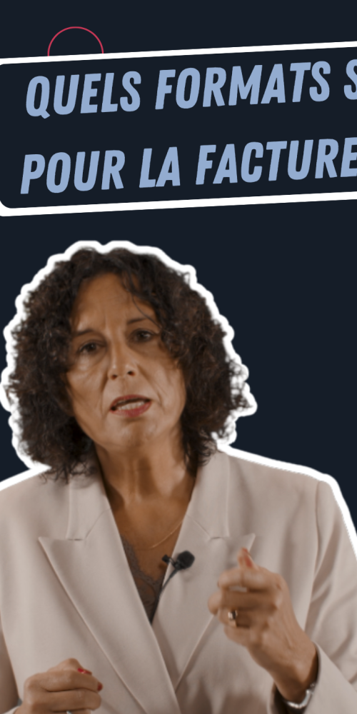 Quels formats sont acceptés pour la facture électronique ?